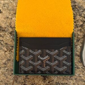 Goyard Black Card Holder